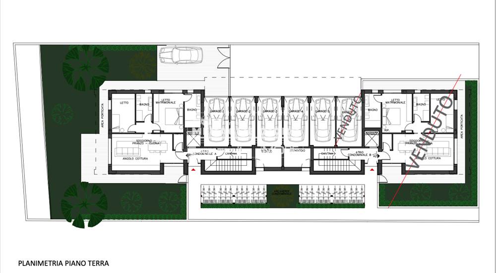 PLAN. PIANO TERRA